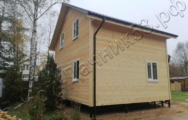 3 Каркасно-щитовой дом  Д-9, 7х7м, 89  М², Московская область, Ногинский район, СНТ Горьковское болото. (19)